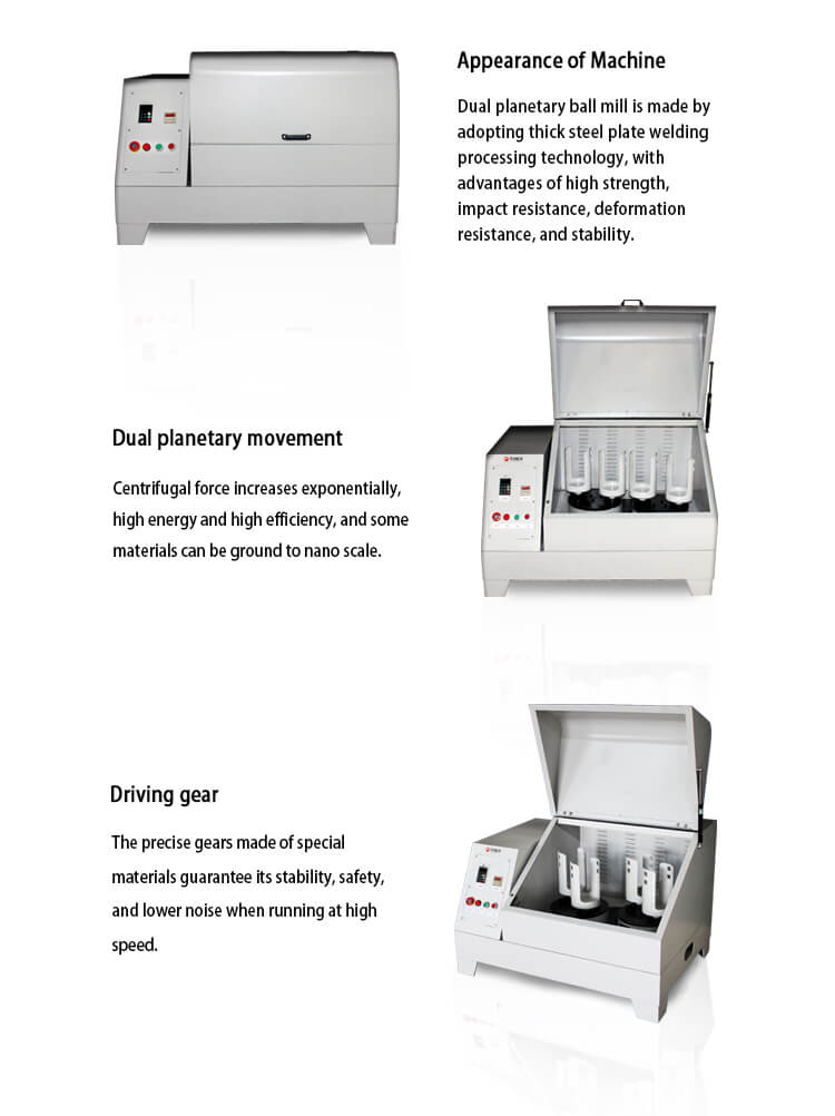 Dual Planetary Ball Mill