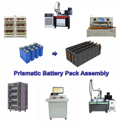 Prismatic Cell Battery Pack Semi-Automatic Assembly Production Line -Tmax