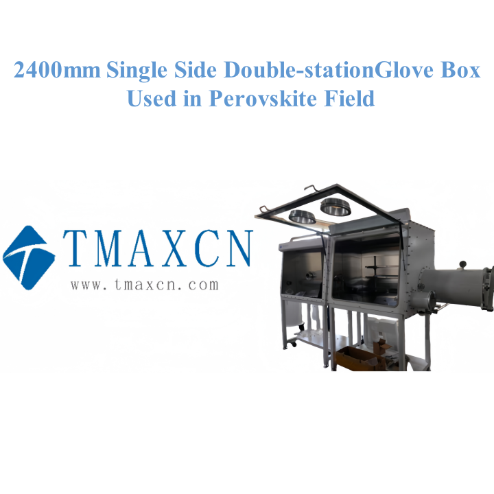 2400mm Single Side Double station Glove Box Used in Perovskite Field
