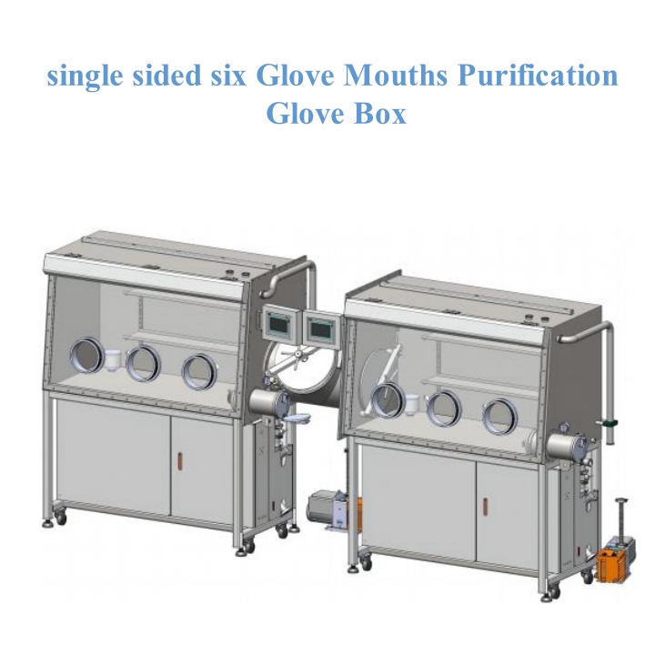 Single Sided Six Glove Mouths Purification Glove Box