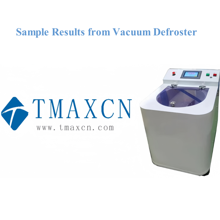 Sample Results from Vacuum Defroster