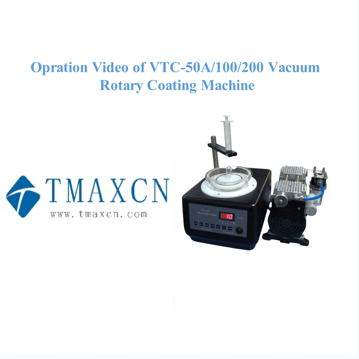 Opration Video of VTC-50A/100/200 Vacuum Rotary Coating Machine