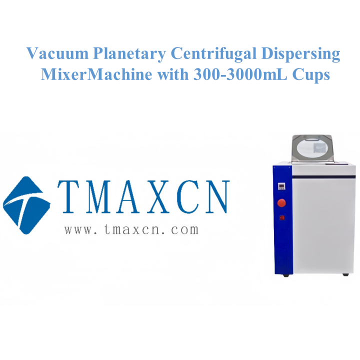 Vacuum Planetary Centrifugal Dispersing Mixer Machine with 300-3000mL Cups