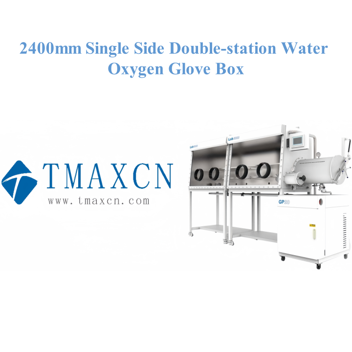 2400mm Single Side Double station Water Oxygen Glove Box