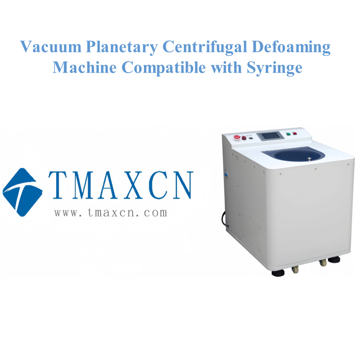 Vacuum Planetary Centrifugal Defoaming Machine Compatible with Syringe